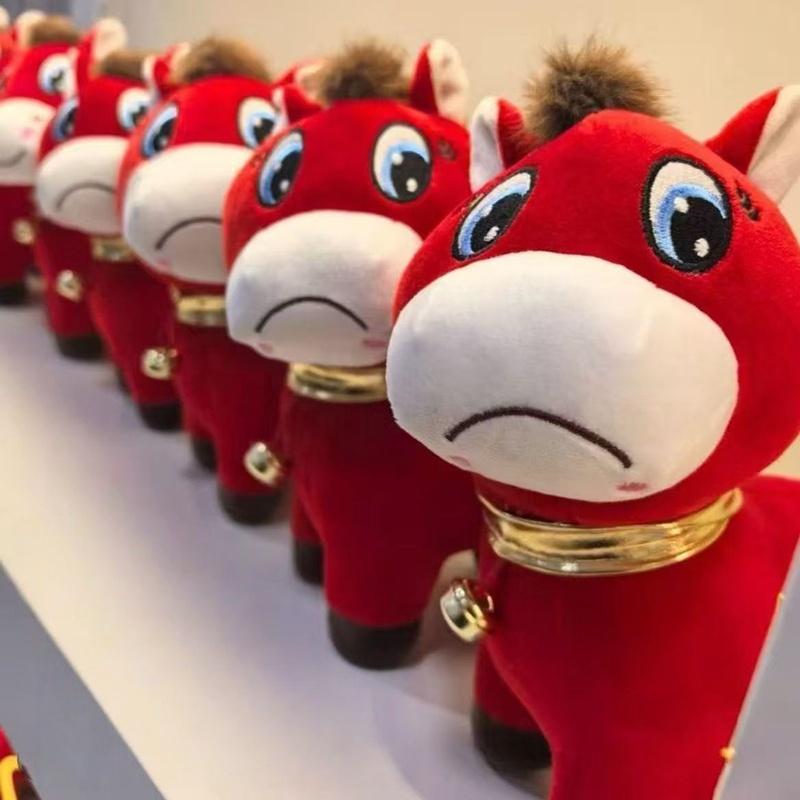Popular Pony Plush Toy Sad Horse Plush Doll Exclusive Resonance For Working People Horse Doll Stuffed Toy New Year Gift