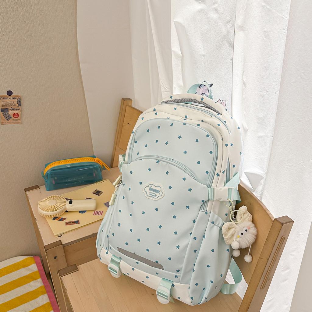 Schoolbag Korean niche design sense backpack new high value junior high school student schoolbag female sweet commuting versatile backpack