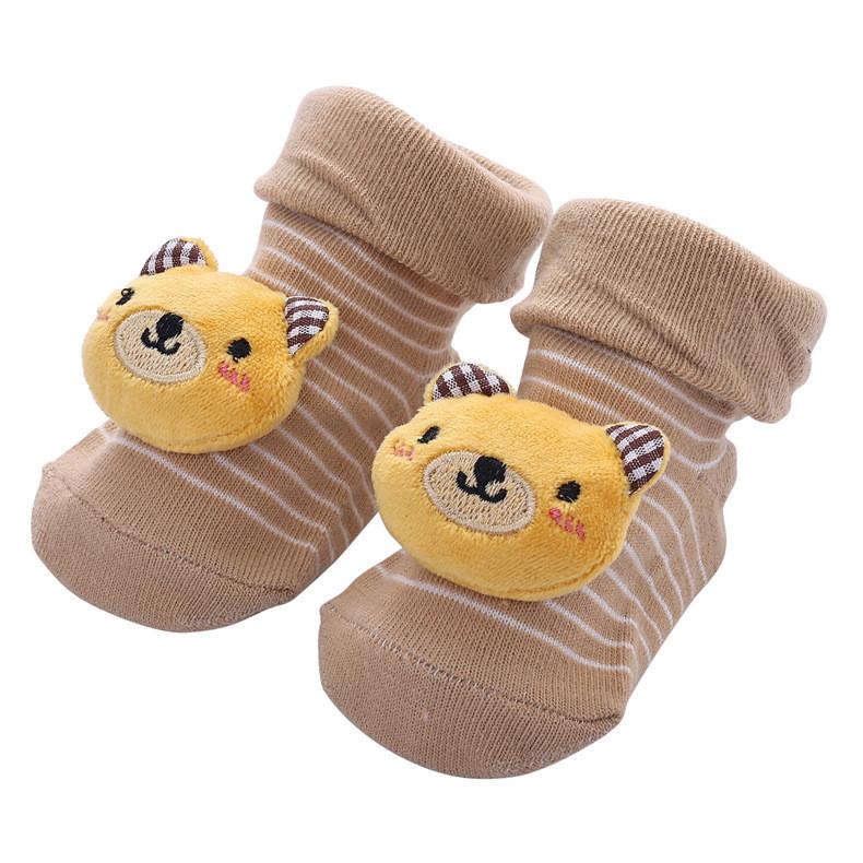 3D Baby Soccer Socks Anti-Slip Cotton Infant Socks Cute Football Pattern Soft Newborn Toddler Socks for Baby