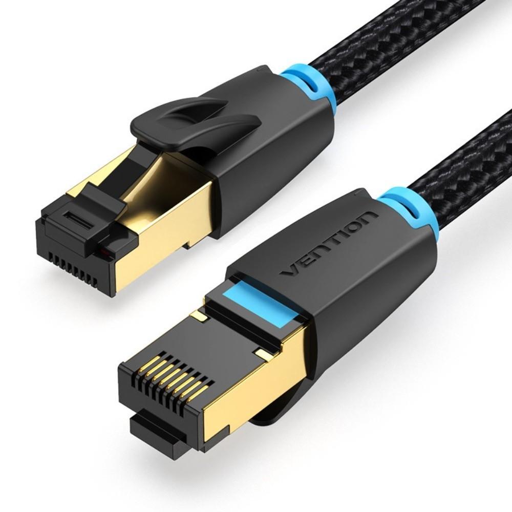 Doppelt geschirmtes Ethernet-Verlängerungskabel Langlebiges Cat 8 Patchkabel CAT8 Ethernet-Kabel Smart TV