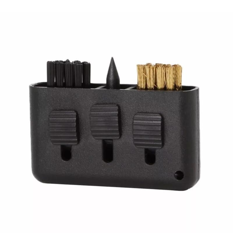 

3 in 1 Golf Cart Brush with Golf Grooves Sharpening Tool Retractable Golf Club Cleaner Tool for Golf Enthusiasts чёрный