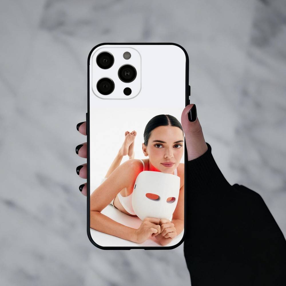 Model K-Kendall Nicole J-Jenner  Phone Case For iPhone 17pro,16,15,14,13,12,11 Plus,Pro Max,XS,Soft Silicone Black Cover
