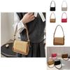 Stylish Woven Texture Handbag For Women In Black Beige Khaki And Pink Shades
