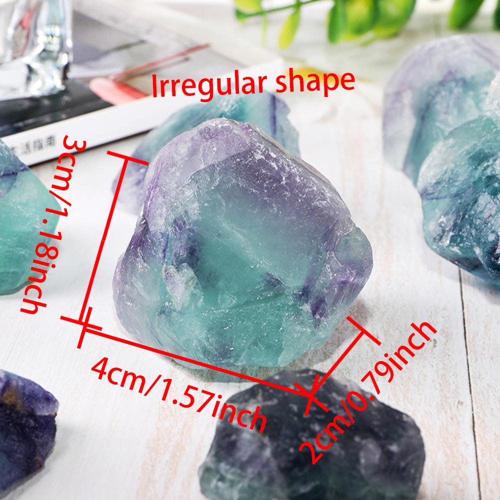 Raw Colorful Fluorite Galaxy-Like Gradient Unique Texture Dreamy Collectible