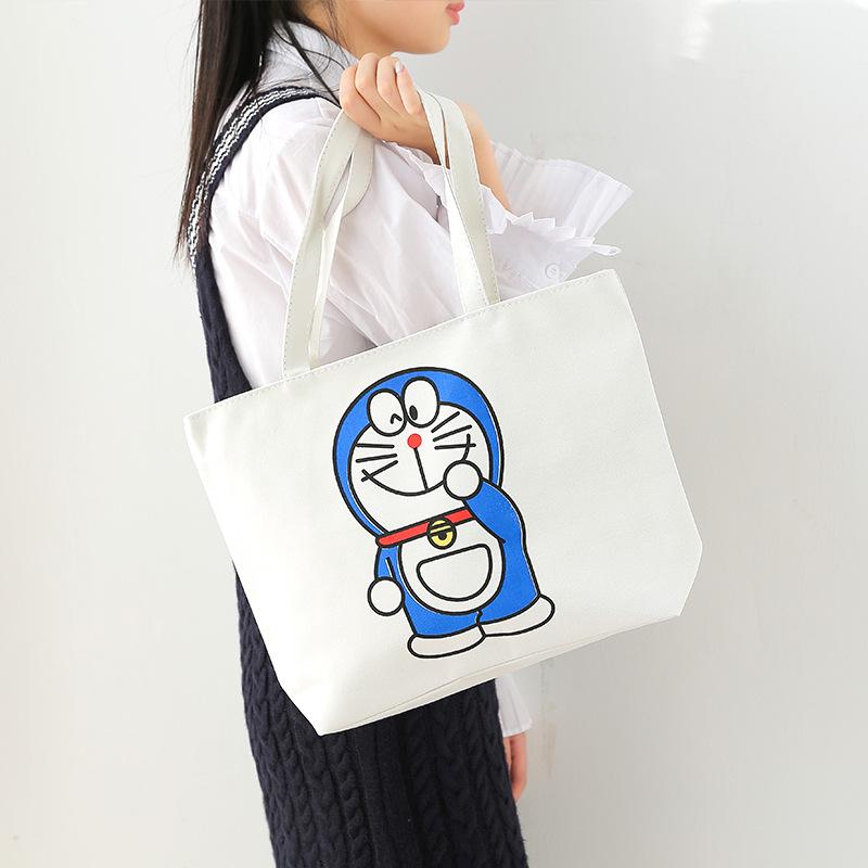 Модная женская сумка из холста на одно плечо белый 1644₽