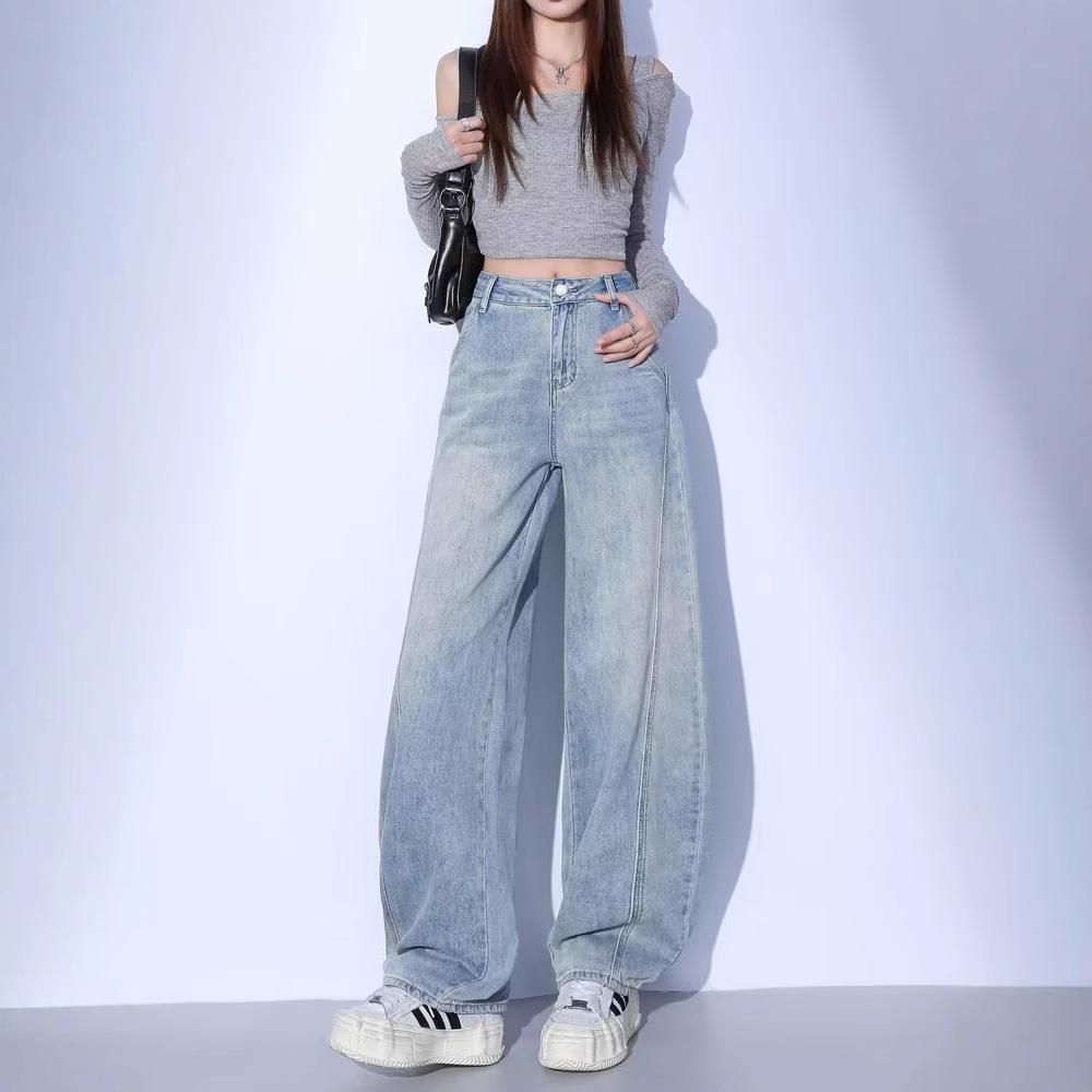 

Women s Retro Jeans 2025: High-Waist, Loose Fit, Slimming, Versatile, Narrow & Wide-Leg Options 2XL: Height 155-165cm (133-145lbs)