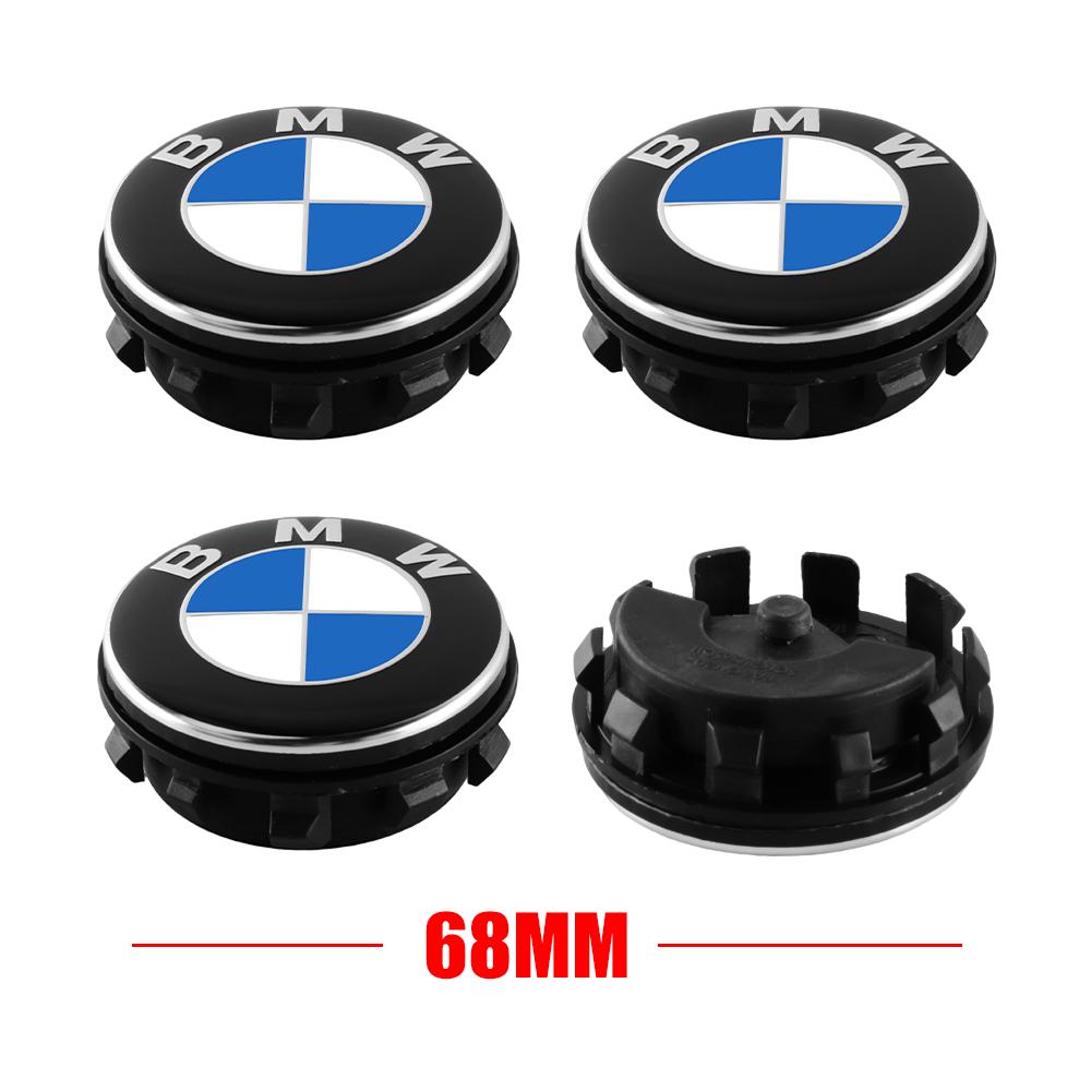 4Pcs 56/68mm Car Wheel Center Caps Hub Caps Rims Cover Hubcaps Accessories For BMW 50th M F12 F13 F30 E60 E65 E66 E63 X1 X3 E36
