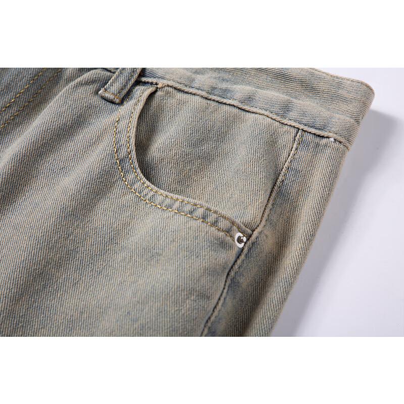 Men's All-Season Relaxed Fit Flared Denim Jeans