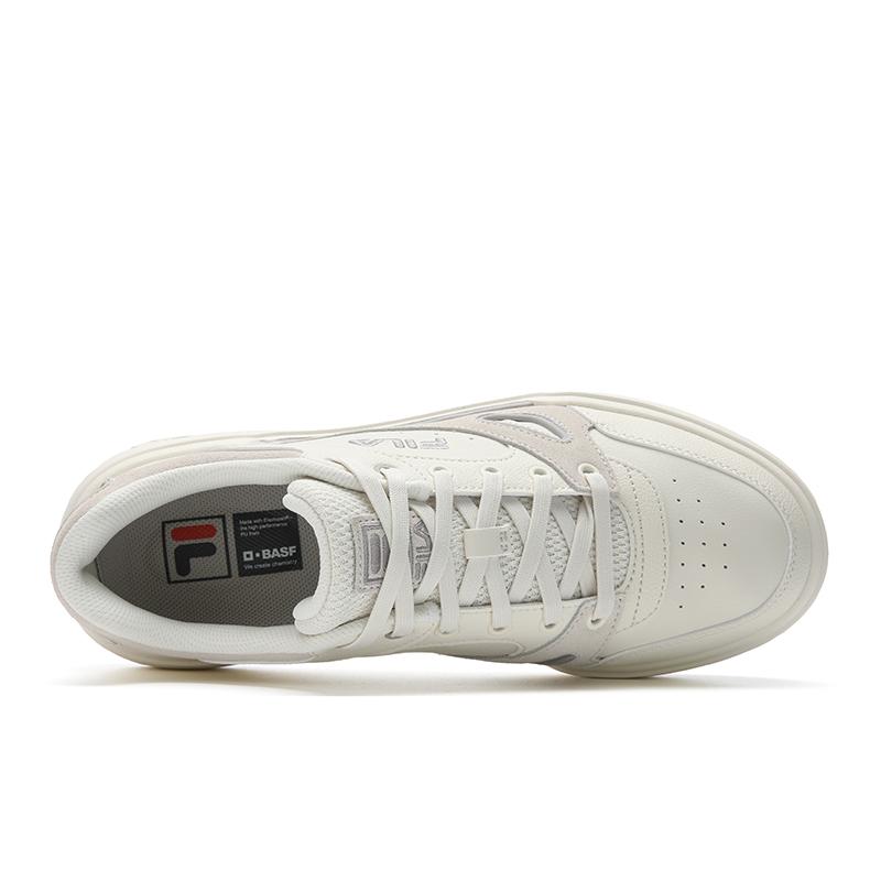 FILA Coverage Cushioning Abrasion Resistant Lightweight Low top Skateboard Shoes Men's White F12M612133FGD