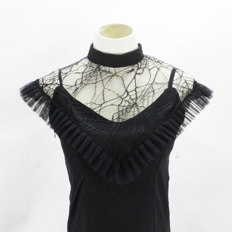 

Элегантная полая вышивка Высокий воротник Шаль С оборками Ложный воротник Белый шарф Половина рубашки Декоративный воротник-стойка