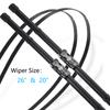 For Volkswagen VW T-Roc TROC T ROC A11 AC7 2017~ Front Rear Wiper Windscreen Windshield Brushes Washer Auto Replacement