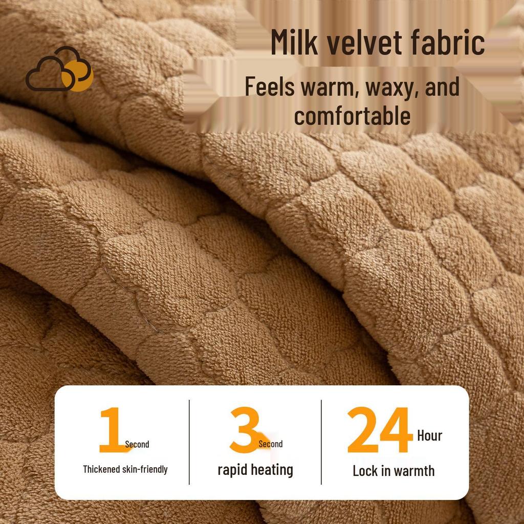Vysoce kvalitní plyšový polštář na pohovku z mléčného sametu – Novinka Podzim/Zima 2025, Protiskluzový design