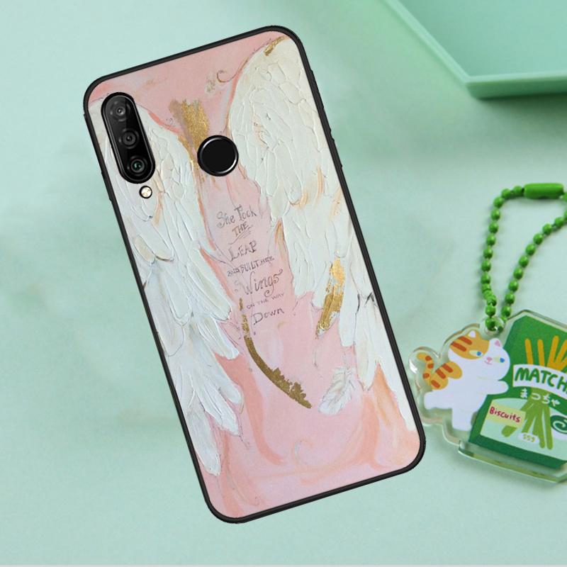 Angel Wings Painting For Huawei Nova 10 9 SE 5T 12s 12i 11i Y91 Y90 Y60 Y70 Y72 Y61 P20 P40 P30 Lite P60 Pro Case