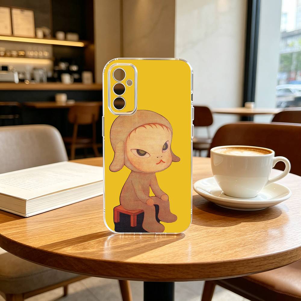 Cute Y-Yoshitomo N-Nara  Phone Case For SamsungA10,12,20,21S,30,31,40,50,51,52,70,71 Transparent Cover