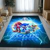 Retro S-Sonic Cartoon Games Living Room Non-Slip Area Rug Soft Carpet for Bedroom Kids Playroom Sofa,Home Decor Doormat Gift