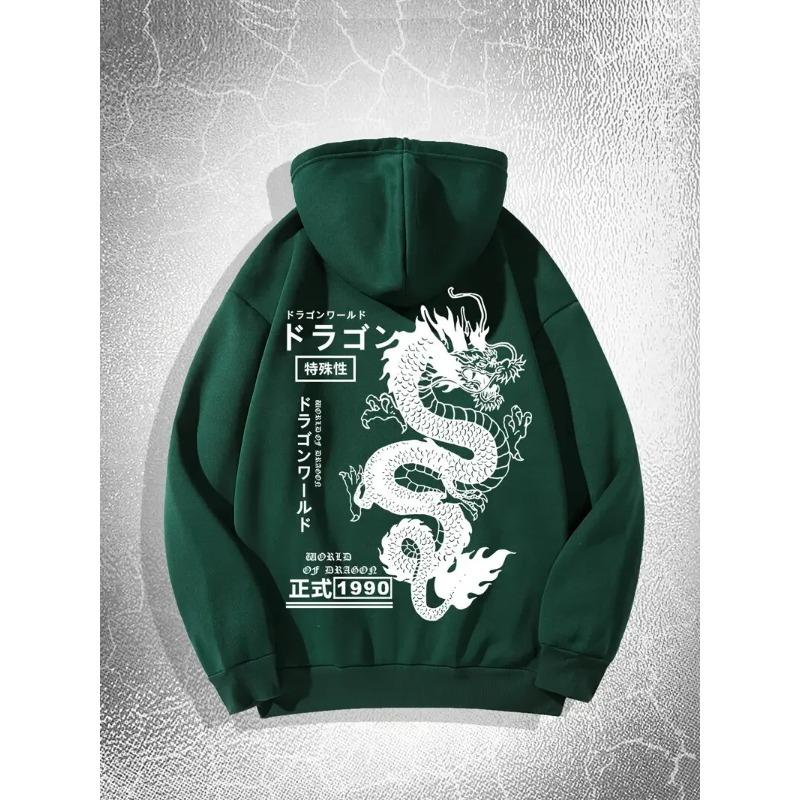 2025 Men's Hoodie Cool 3D Chinese Loong Printed Sweatshirt Men's Women's Casual Harajuku Street Clothing