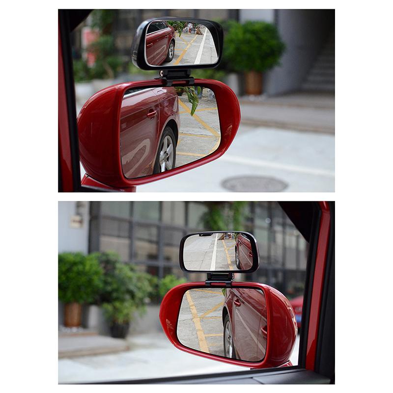 Car Blind Spot Mirror Adjustable Convex Rearview Mirror Wide Angle Mirror For Safety Parking Car Mirror