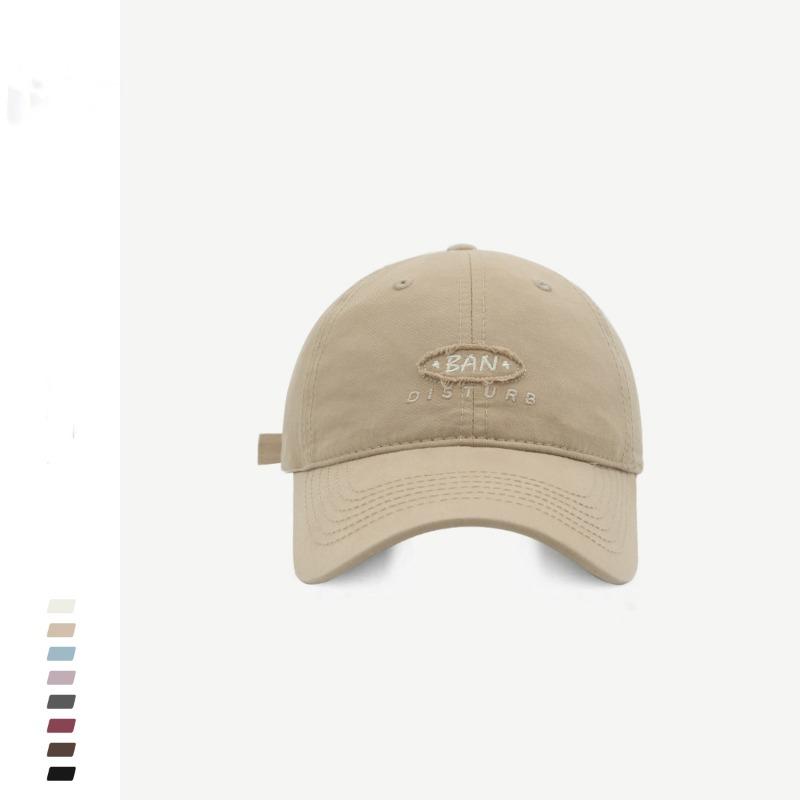 Simple Embroidered Baseball Cap Spring and Summer Casual Soft Top Cap Student Couple Versatile Sports Visor