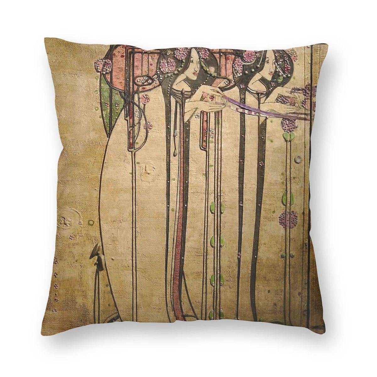 

Charles Rennie Mackintosh Square Pillowcase Polyester Linen Velvet Pattern Zip Decorative Home Cushion Cover 12x12Inch