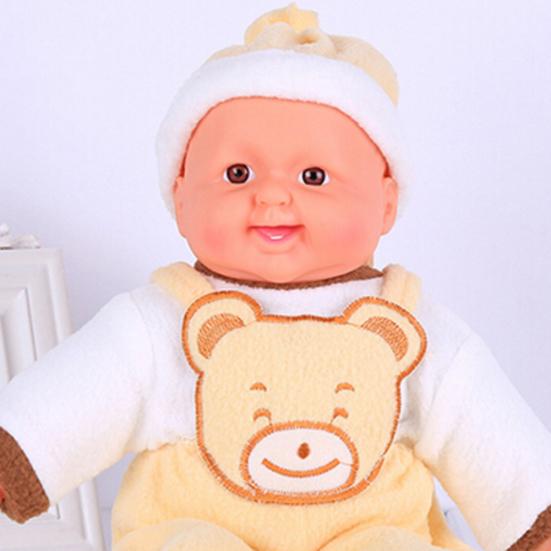 30cm Lifelike Reborn Smiling Baby Doll Soft Vinyl Children Accompany Toy Gift