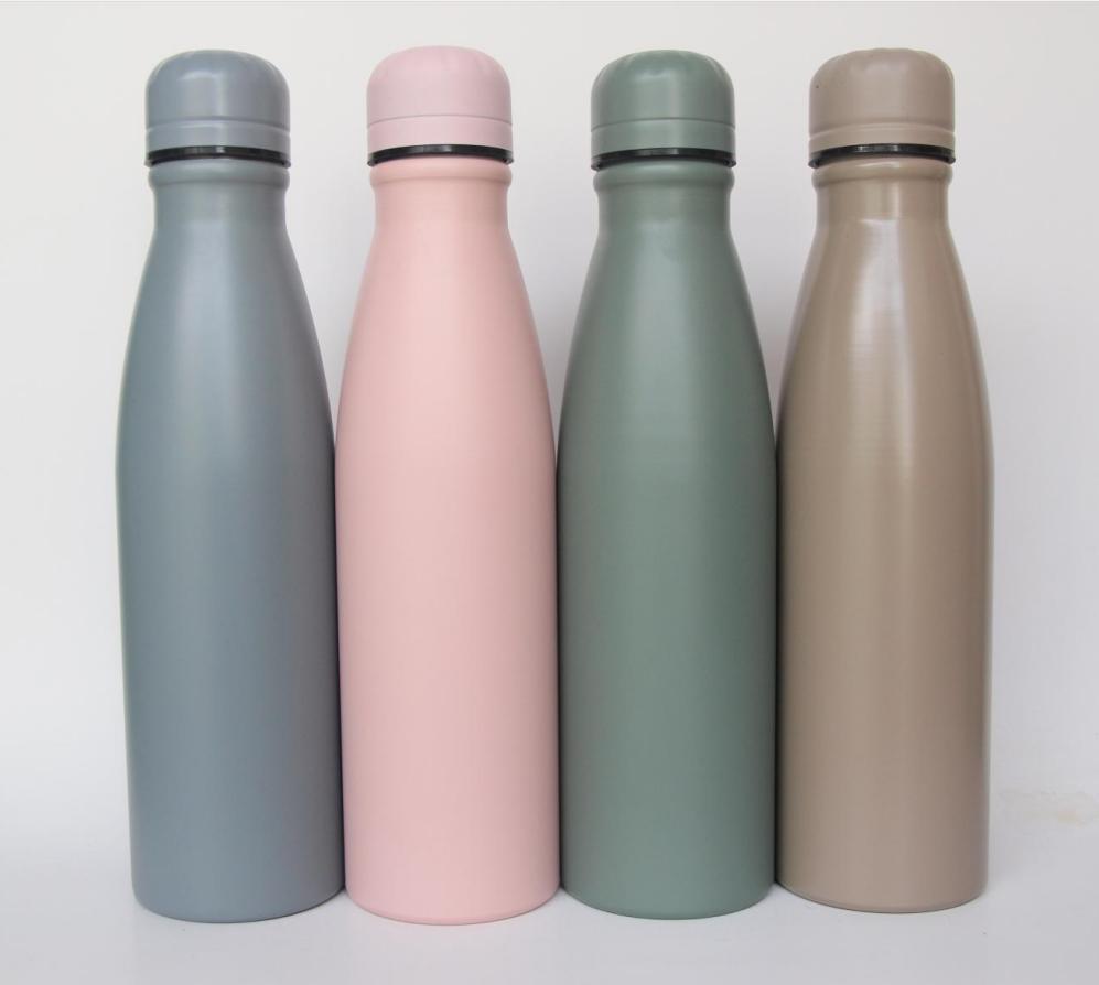 500/600/750ml Aluminum Flask Bottle Manufacturer Single Sports Water Bottle Cheap Bottle Outdoor Leakproof Small Mouth 501-600ml