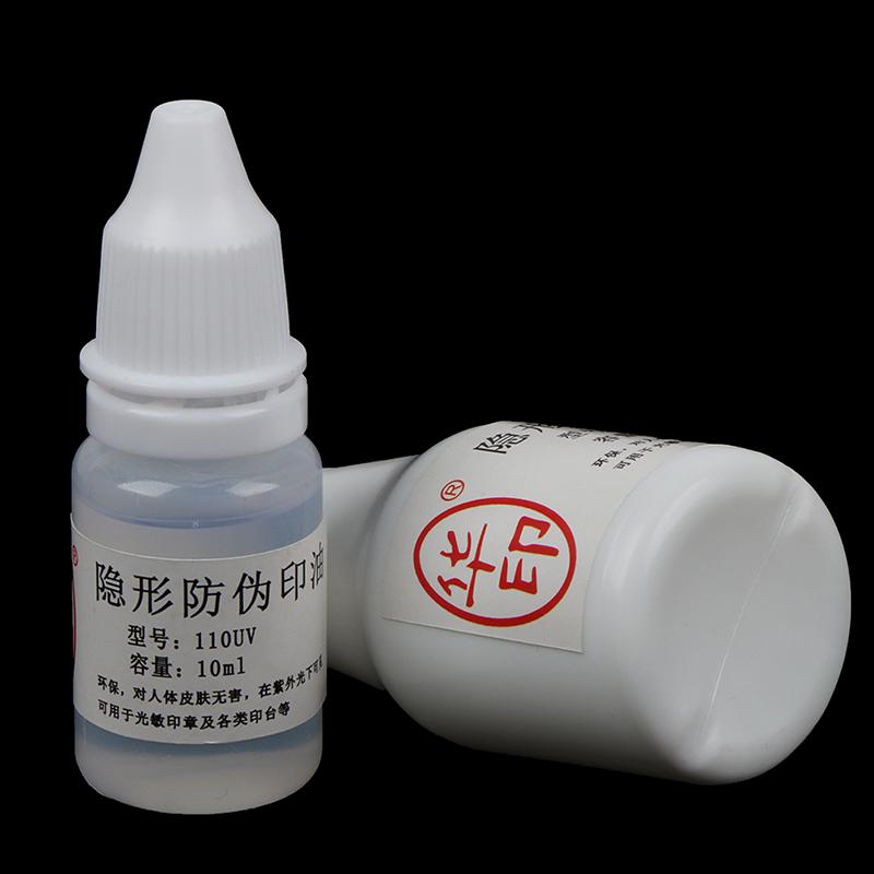 Fotosensitiv Flash Stempel UV Blæk Usynligt Anti-Falsk Fluorescerende Blæk