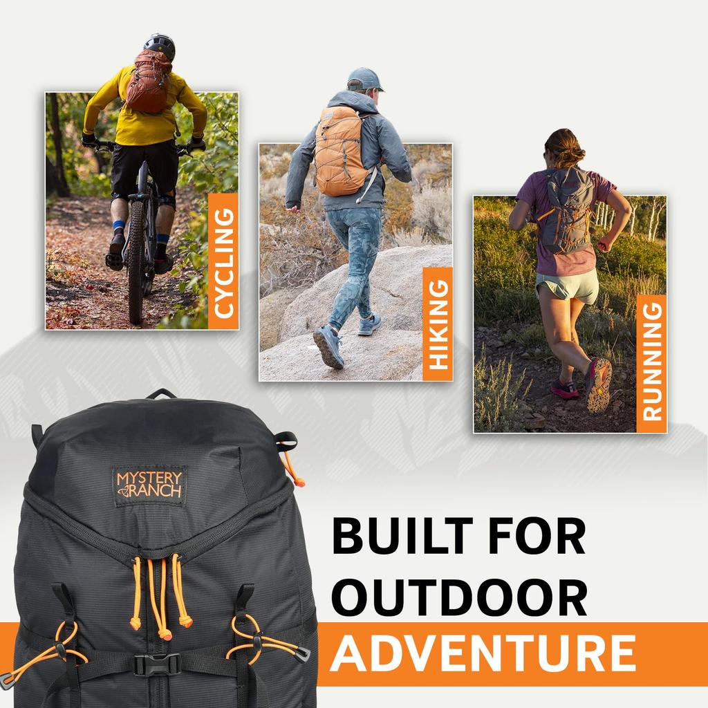 Mystery Ranch Gallagator 25 Backpack (Black, Size SM) for Mountaineering and Hiking (19761599001003)