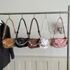 Shoulder Bag for Women Small Clutch Purses PU Leather Tote Handbag Trendy Underarm Bag Zip Shoulder Bags Small Purses Women's Mini Vintage Hobo Clutch