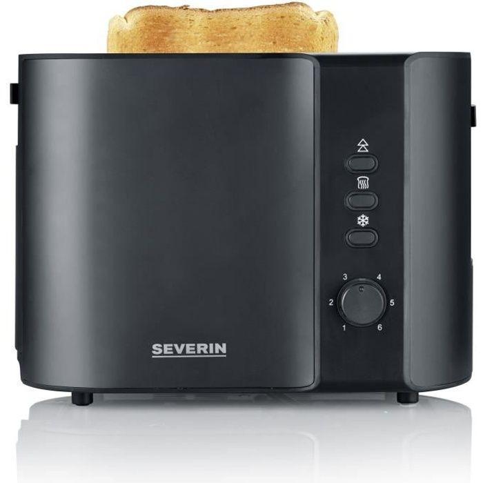 Grille-pain SEVERIN AT9552 - 2 fentes pour 2 tranches - Noir