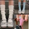 Women's Chunky Knit Over-the-Knee and Mid-Calf Mesh Socks - Breathable Ice Silk, Perfect for Outer Wear