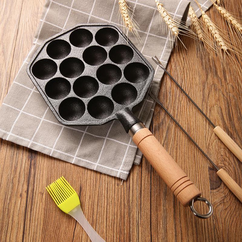 Non-Stick Korean-Style Electric Octopus-Shaped Cherry Kid Cast Iron Pan for Quail Egg Frying and Baking