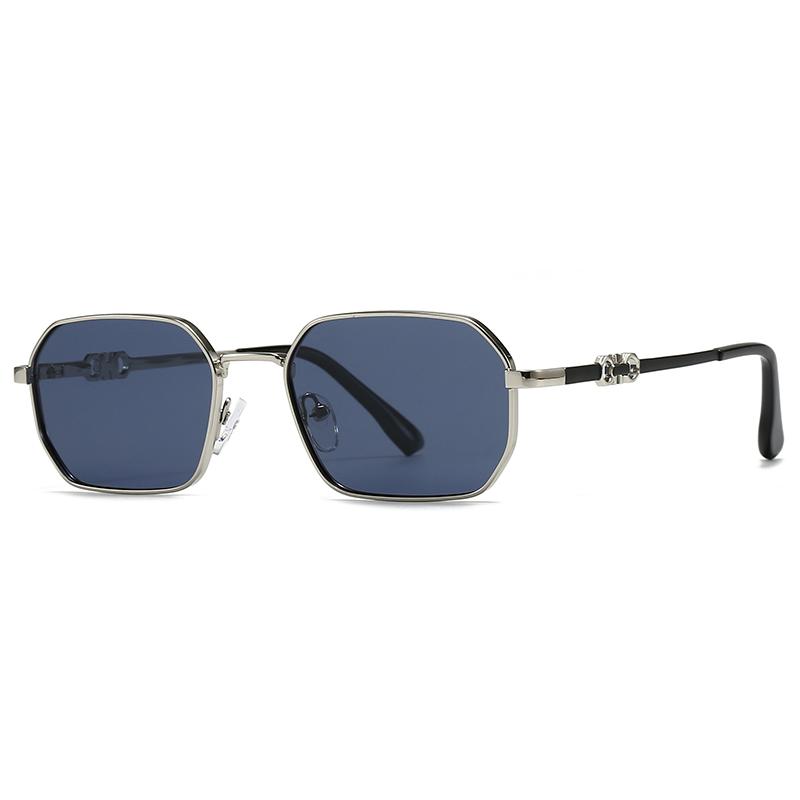 Sunglasses Popular Cross-Border Export Item Men's Sunglasses for European and American Street Style Instagram Influencer Model Square Sunglasses 1409