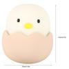 Cute Chick Shape USB Silicone LED Rechargeable Night Lamp Mini Reading Light (Cold White)