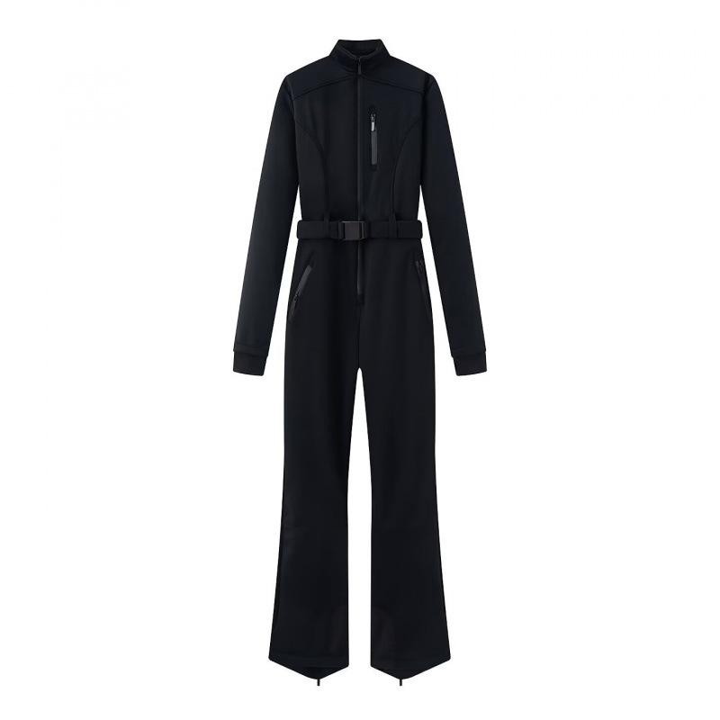

2026 Spring European & American Style Slimming One-Piece Ski Suit Medium чорний