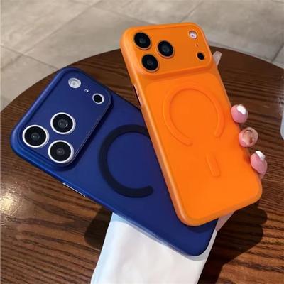 Ultra dünne matte transluzente magnetische Hülle für iPhone 17 Air 16 15 14 13 12 11 Pro Max Plus Für Magsafe Weiche TPU Schutzhülle