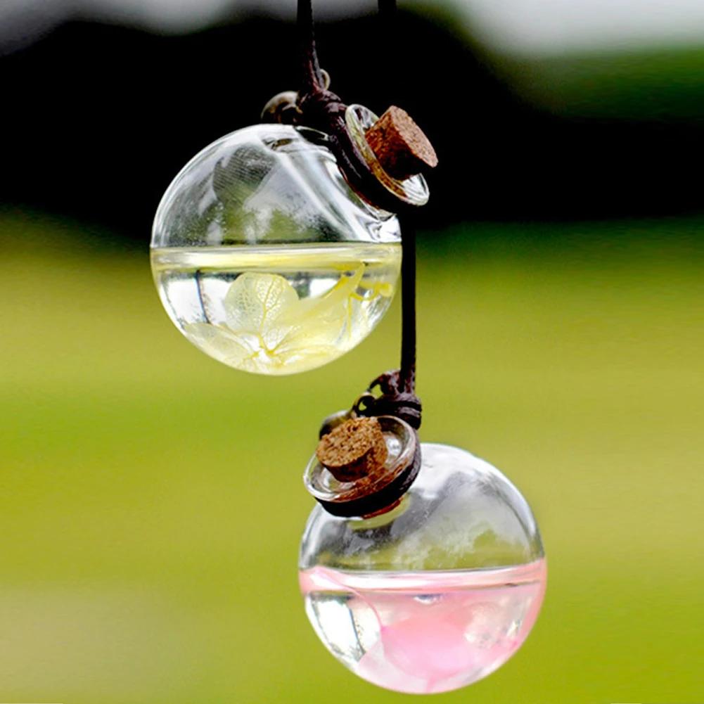 Auto Lufterfrischer Hängender Parfüm Anhänger Flasche Mit Blume Auto Ätherische Öle Parfümflasche Diffusor Automobil Ornamente