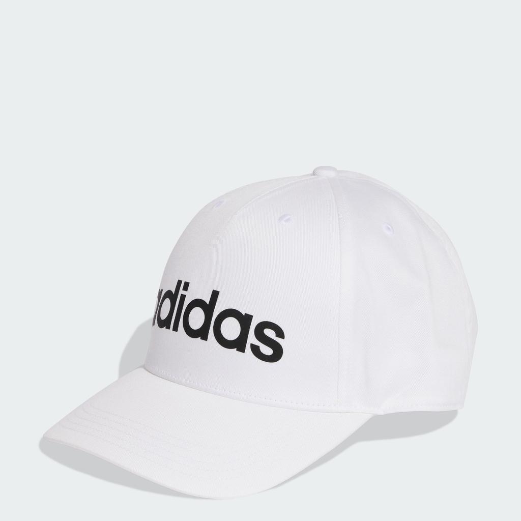 Adidas Linear Unisex cm Cap, Adult, DB651, White/Black (KE8256), 54.0