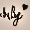 Décoration Murale Love You - Panneau Amovible Sincère pour Chambre à Coucher Salon