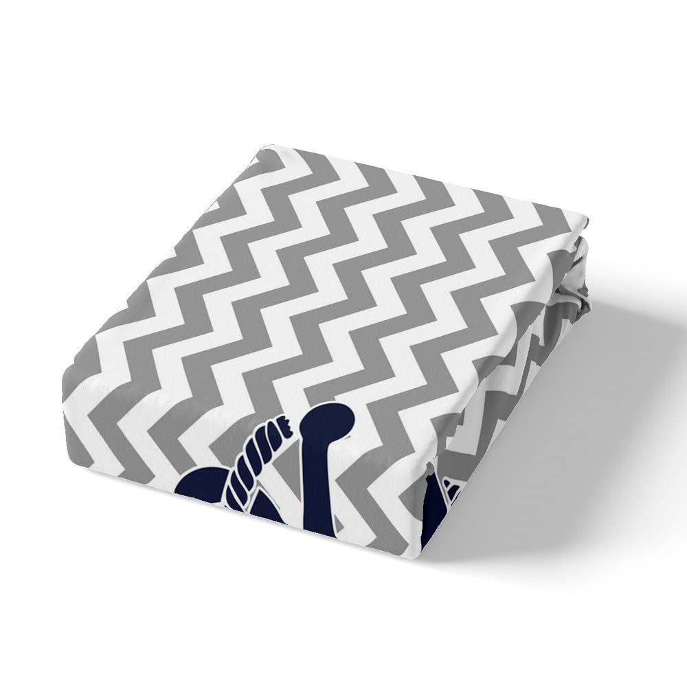 Nautical Anchor Striped Pattern Bedding Cover With Pillowcase Quilt Cover Three-Piece Duvet Cover Set