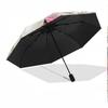Floral Elegance In Pink Roses 8-Frame for Travel, Camping, Casual Lightweight Portable Umbrella, Essential for Every Family Holidays Birthday Gift