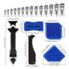 35pcs 3 In 1 Silicone Remover Sealant Smooth Scraper Caulk Finisher Grout Kit Tools Floor Mould Removal Hand Tools Set