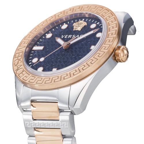 Versace Grecadome Casual Watch VE2T00724 Men's Pink Gold