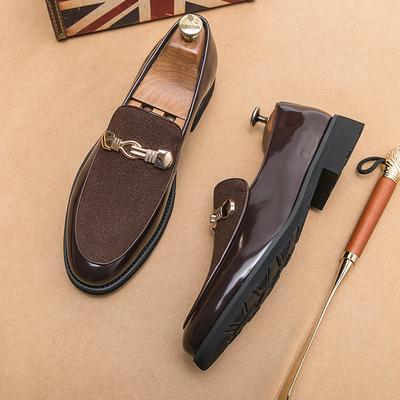 Mocassini da Uomo di Lusso Suole Morbide Scarpe Casual Comode Scarpe da Matrimonio da Uomo Vera Pelle Punta Appuntita Consegna Gratuita