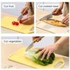 Multifunctional Plastic Food Cutting Board Double-Sided Non-slip Fruit Vegetable Meat Chopping Board Kitchen Utensil