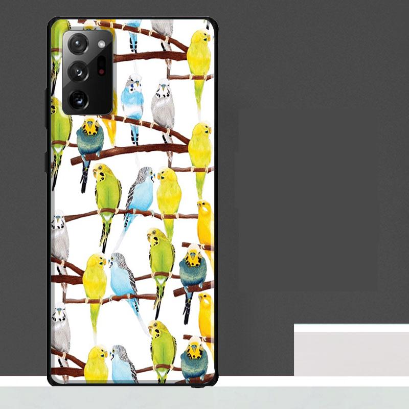 Animal Parrot Birds Case For Samsung Galaxy S25 S24 S23 Ultra S9 S10 S20 S21 S22 Plus S23 FE S25 FE Phone Cover