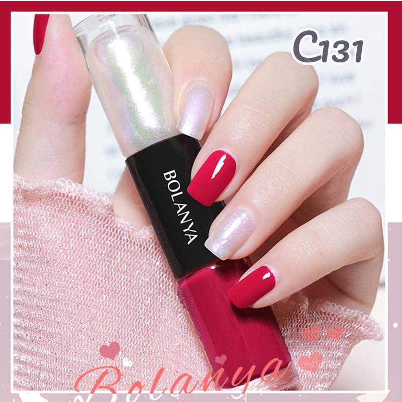 Nagellack, schnell trocknend, eine Flasche mit zwei Farben, semipermanenter Vernis-Nagelkunst-Nagel-Maniküre-Lack