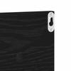 Wall Shelf Set 4 pcs Black Oak Effect 80 x 11.5 x 18 cm