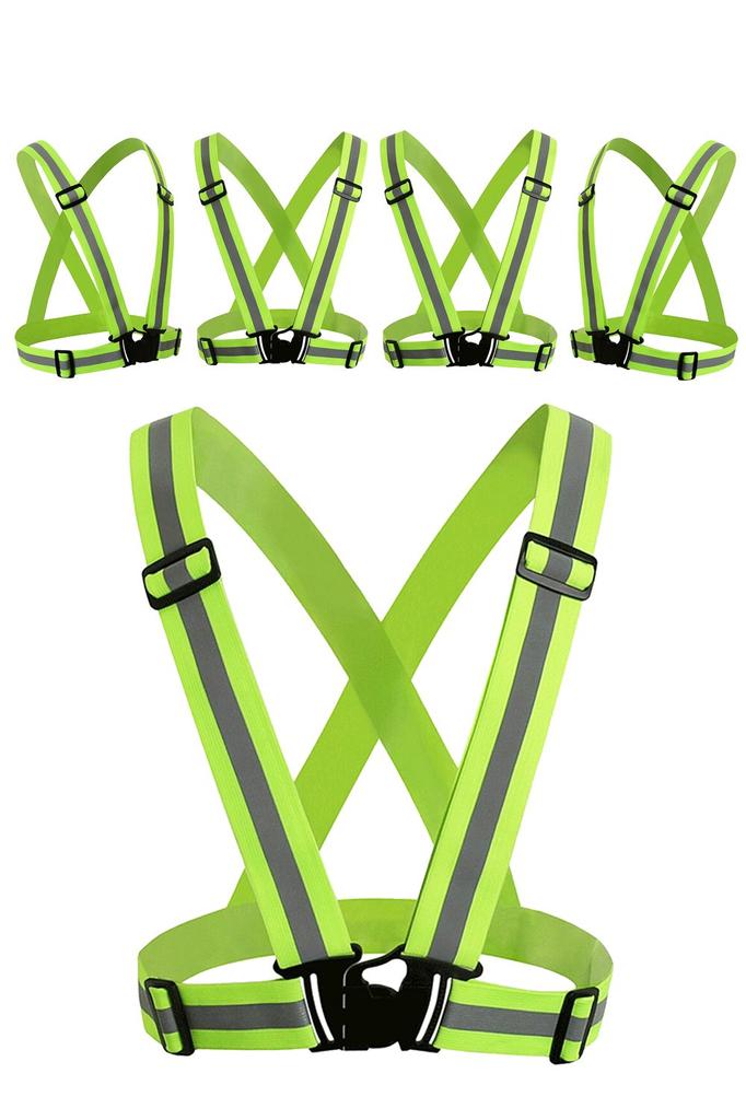 Sikkerhetsreflekterende trafikknatt for flere konstruksjonssett (AFROMARKED) Vest, Vest, Sikkerhet, Sikkerhet, Veiledning, Vaktmann, Fabrikk, Site,