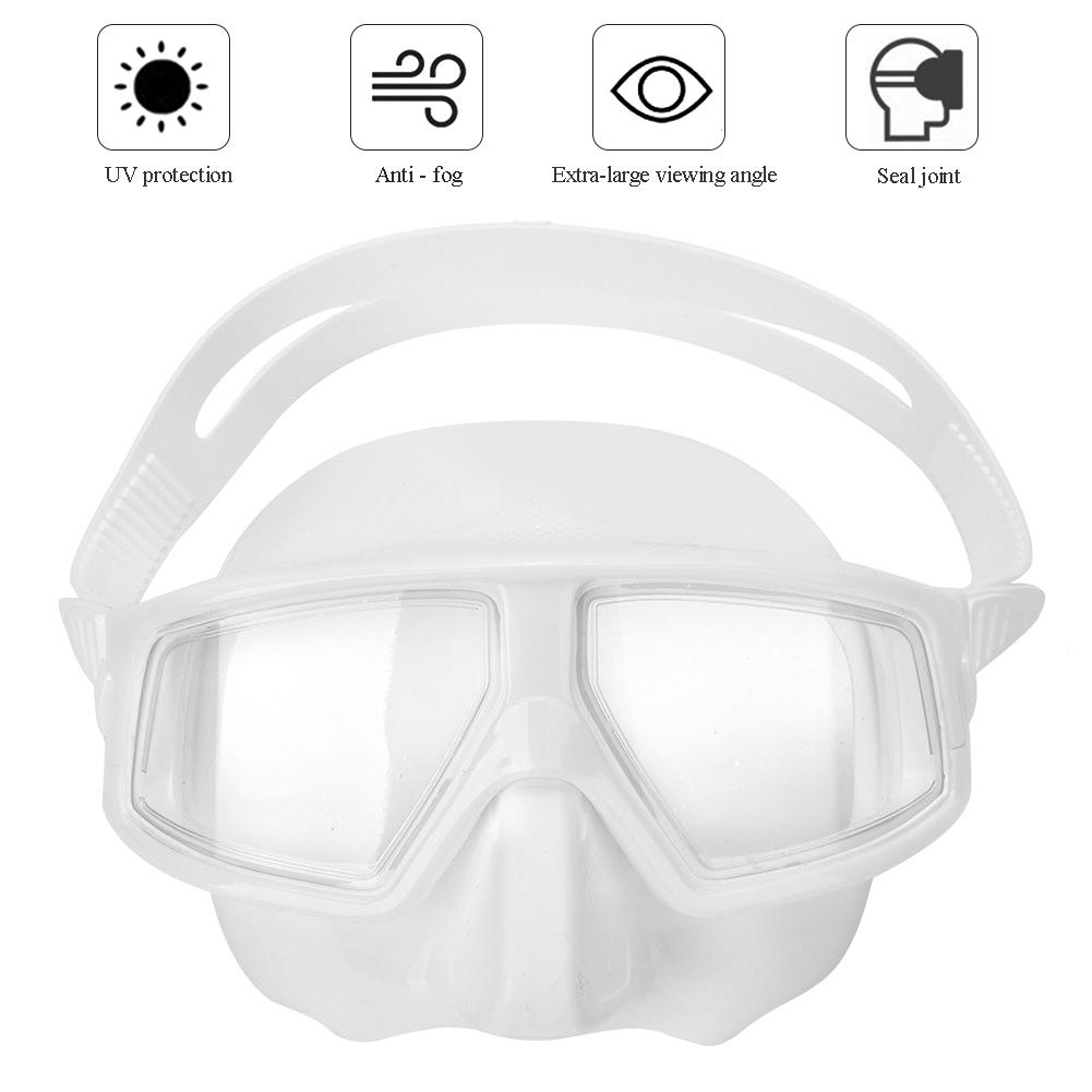 Professionelle Freitauch Anti-Beschlag Großes Sichtfeld Niedriges Volumen Tauchmaske Brille für Erwachsene Männer