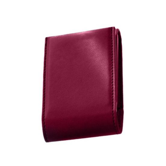 Lipstick Bag with Mirror Mini Lip Balm Organizer Portable Lipstick Case Fits 3 Lipsticks for Handbag Women And Girls Travel Touch-Ups